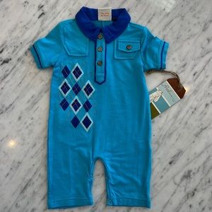 New Fore Brand Bamboo Shortall Romper
